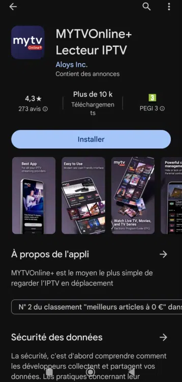 MYTVOnline Android