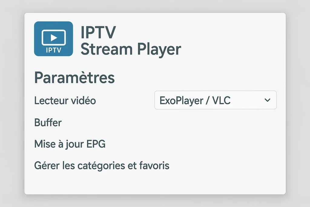 Comment installer IPTV sur IPTV Stream Player