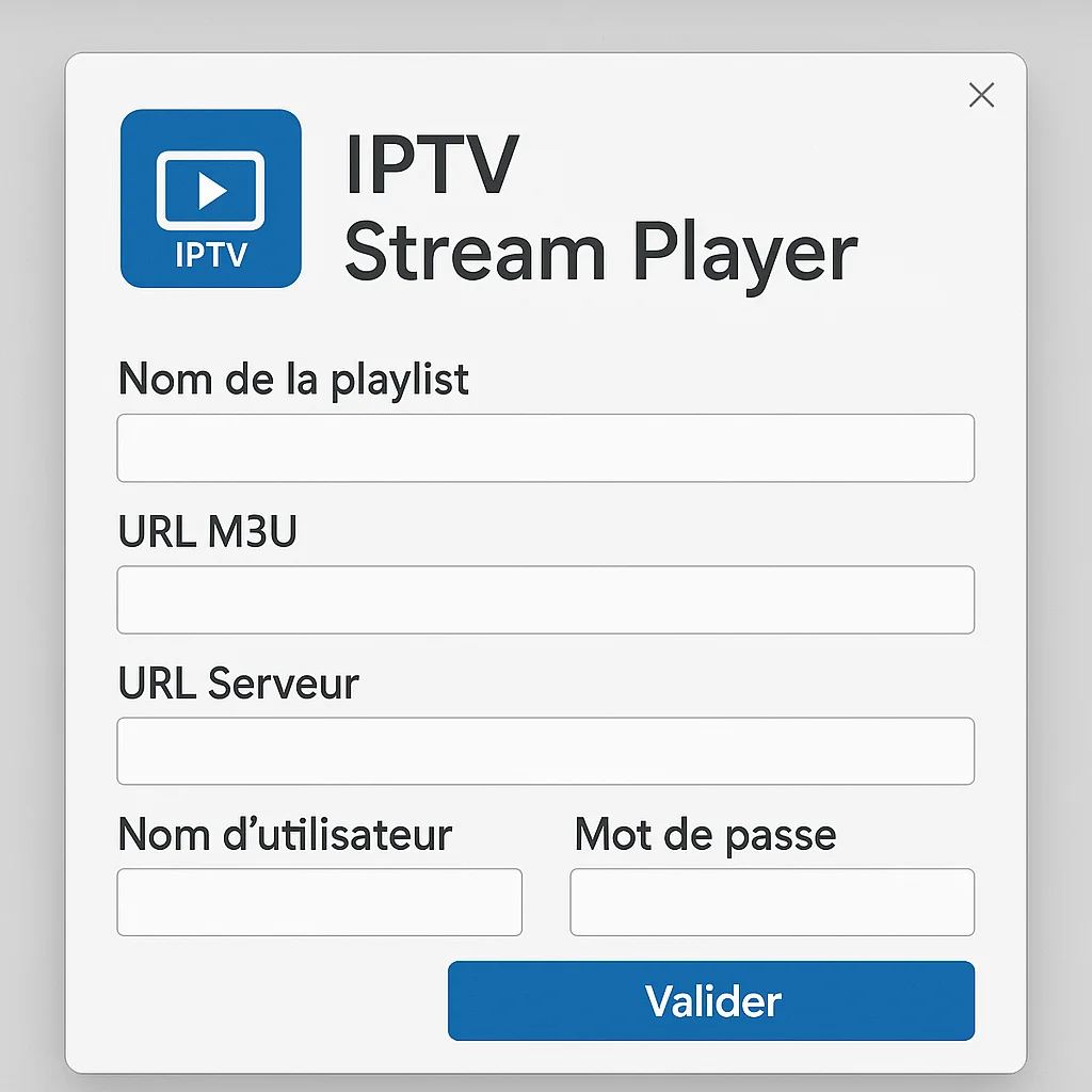 Comment installer IPTV sur IPTV Stream Player