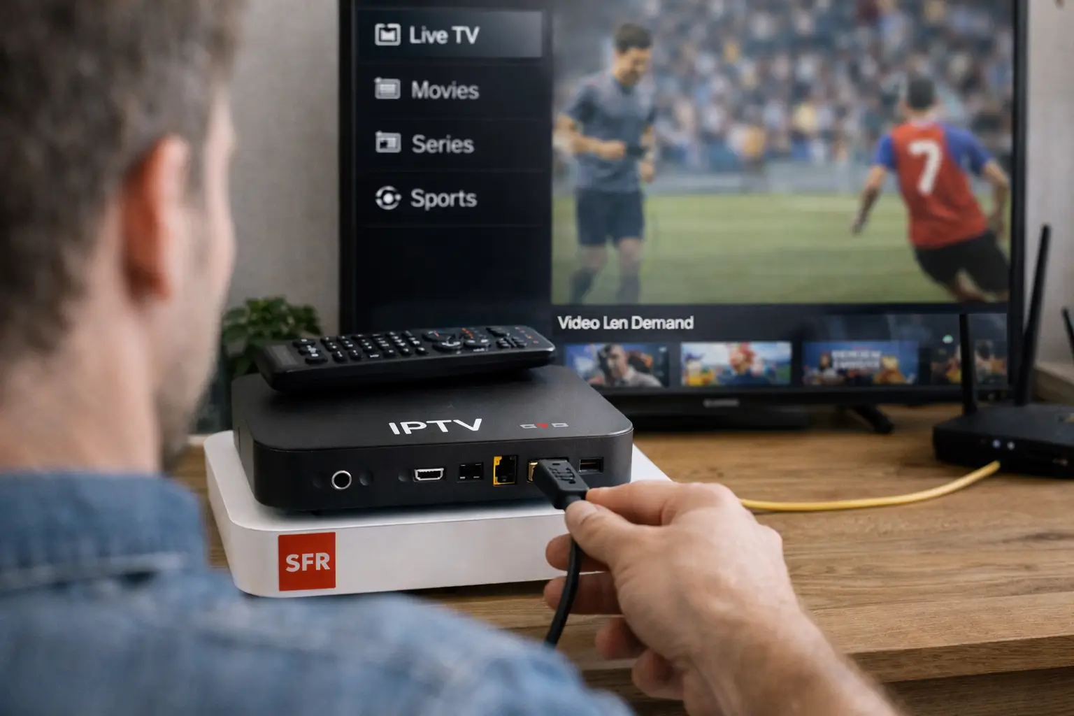 installer iptv sur une box sfr