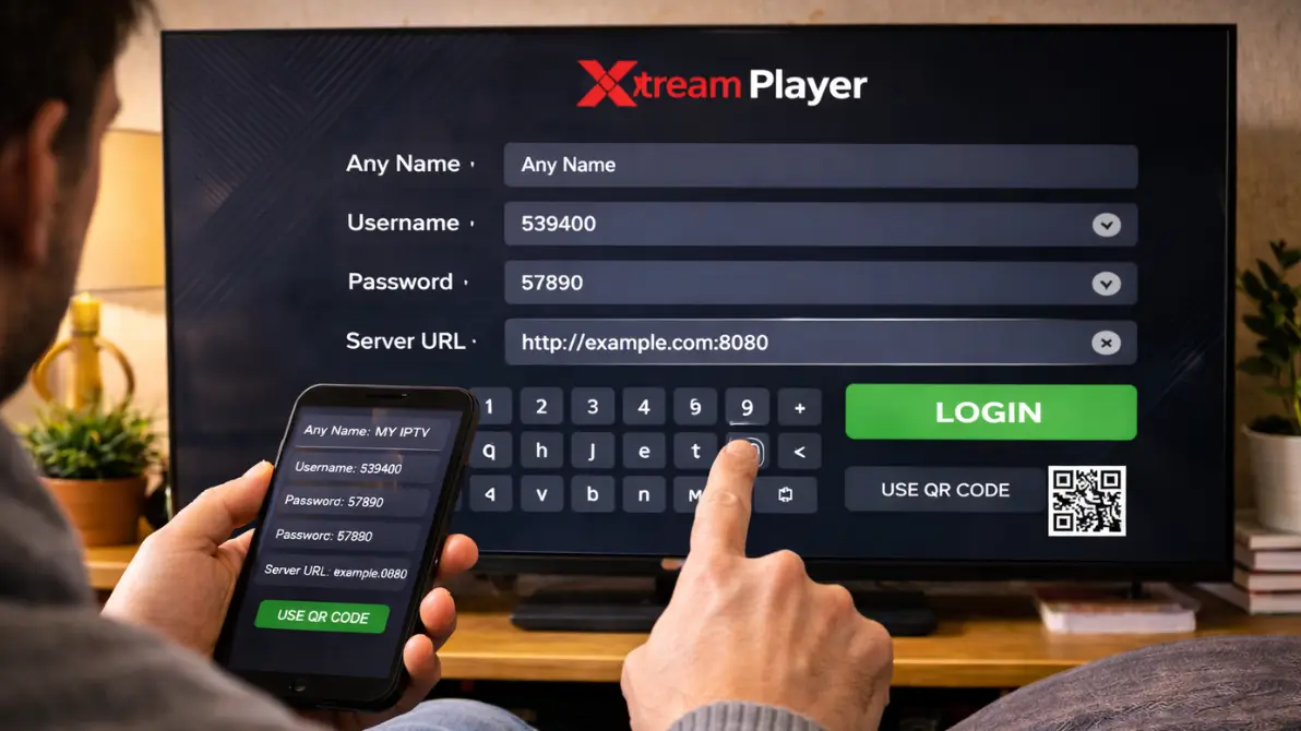 iptv sur xtream player