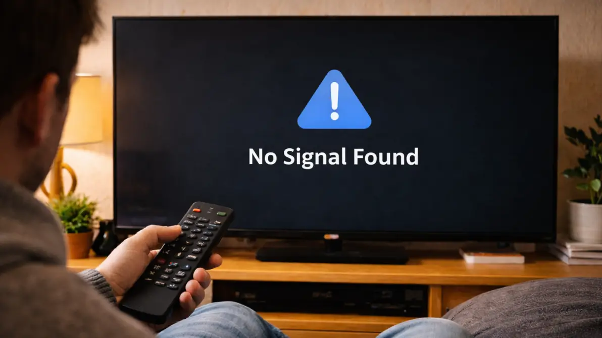 problème no signal found sur iptv